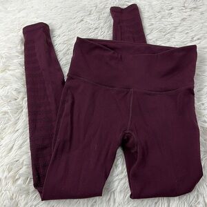 Lululemon Reveal 7/8 Tight (Stripes 25") Dark Adobe